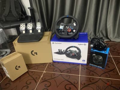 Logitech G29 + Shifter | استعمال اقل من شهر حوالي