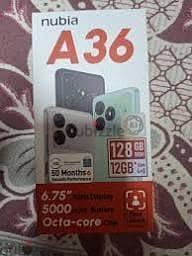 موبايل نوبيا A36 12GB/128GB  بالورقة ضمان 50 شهر