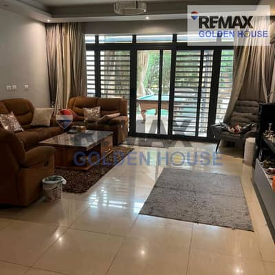 Ground floor with a 45 SQM private garden in Madinaty B8.150 SQM, 3 bedrooms including a master, 2 bathrooms, special finishing.