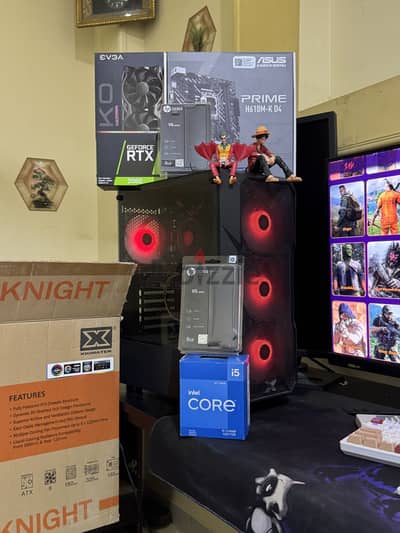 للبيع تجميعه جهاز جيمينج PC Gaming i5-12400F  RTX 2060 6GB