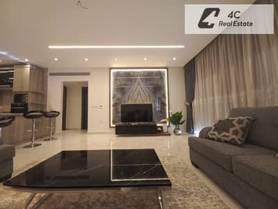 Fully furnished apartment for rent in Swan Lake Residence compound, with a distinctive layout, lowest monthly rent, open view landscape, ready to move