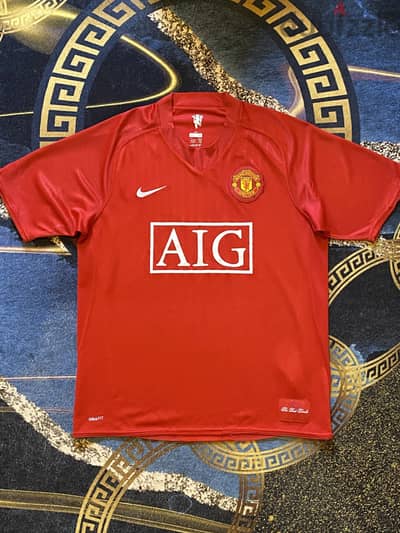 Manchester United 2007-2009 Nike Home Football Shirt Soccer Jersey