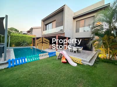 Standalone Villa For Sale in Katameya Dunes with Lake View, Heated Pool & Smart Home