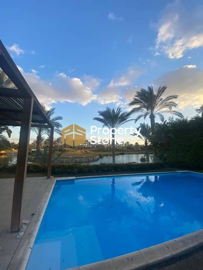 Standalone Villa For Sale in Katameya Dunes with First Row Golf & Lake View