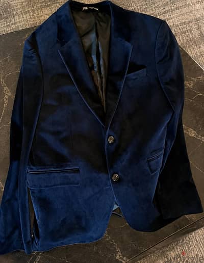 جديد جاكيت بليزر قطيفة من زارا  New Blazer Velvet jacket from Zara