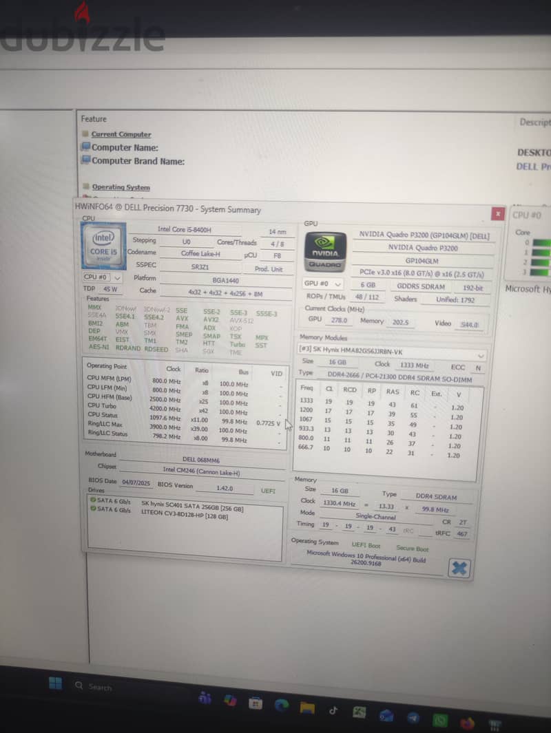 Laptop dell 3
