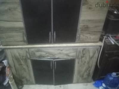 مطبخ الومنتال ١٤٠ سم بحاله جيده بالمطبعه فيصل 01151112882