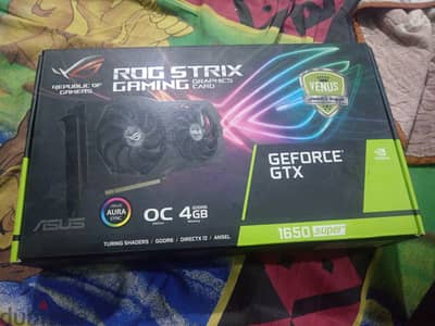 Gtx 1650super rog strix