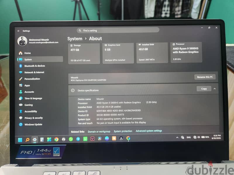 asus rog zephyrus g14 1