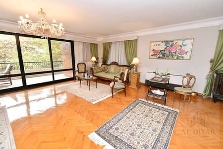 شقة مفروشة للإيجار بميدان أسوان بالمهندسين تطل على حديقة