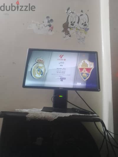 شاشه كمبيوتر DELL 24بوصه قابله للتحويل لتلفاز