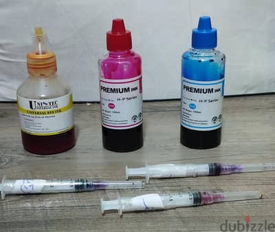 احبار ممتازه لطابعات الحبر . . سبب البيع مش متخصص في ملئ  الالوان