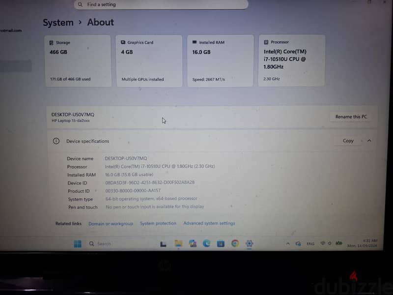 laptop hp model 2020 1