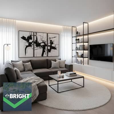 توين هاوس للبيع في وايت أو ويست من أوراسكوم بإطلالة مفتوحة على اللاندسكيب وجاهز للسكن