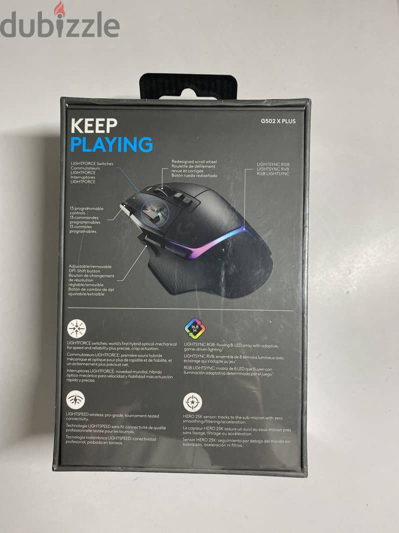 Logitech G502 X PLUS (new) 1