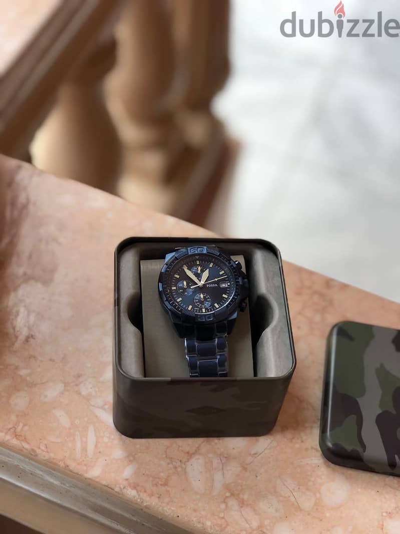 Fossil Men's Bronson. . . Blue (Model: FS5916 1