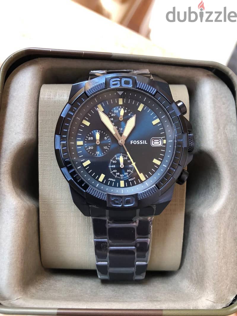 Fossil Men's Bronson. . . Blue (Model: FS5916 4