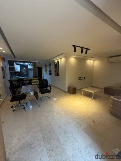 Office for administrative repair in Sheikh Zayed near Espana Mall, area 185 m², 3 rooms, 2 bathrooms, private entrance, fully furnished and air-conditioned
