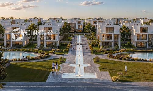 Side House Villa With Cash Discount Near To AUC For Sale In EL PATIO TOWNSIDE By La Vista 5th Settlement New Cairo On Gamal Abdel Nasser Axis
