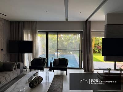 Apartment for sale in Lake View Residence with garden, 200 sq m (fully furnished), with private swimming pool, immediate occupancy,