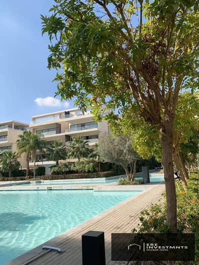Apartment for sale in Lake View Residence with garden, 200 sq m (fully furnished), with private swimming pool, immediate occupancy,