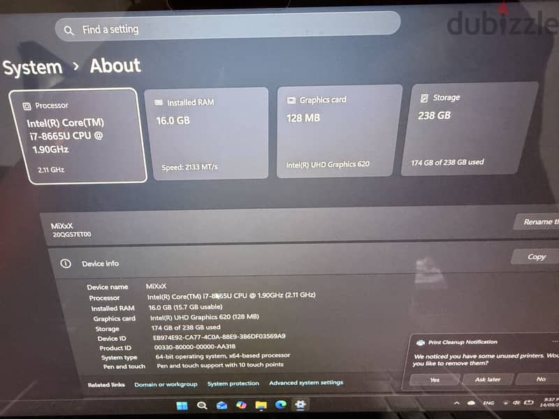 Lenovo Thinkpad yoga x1 4