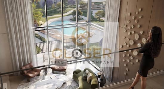 for sale Sky Villa 240m design modern Double-Height in Hyde Park compound next to the AUC.
