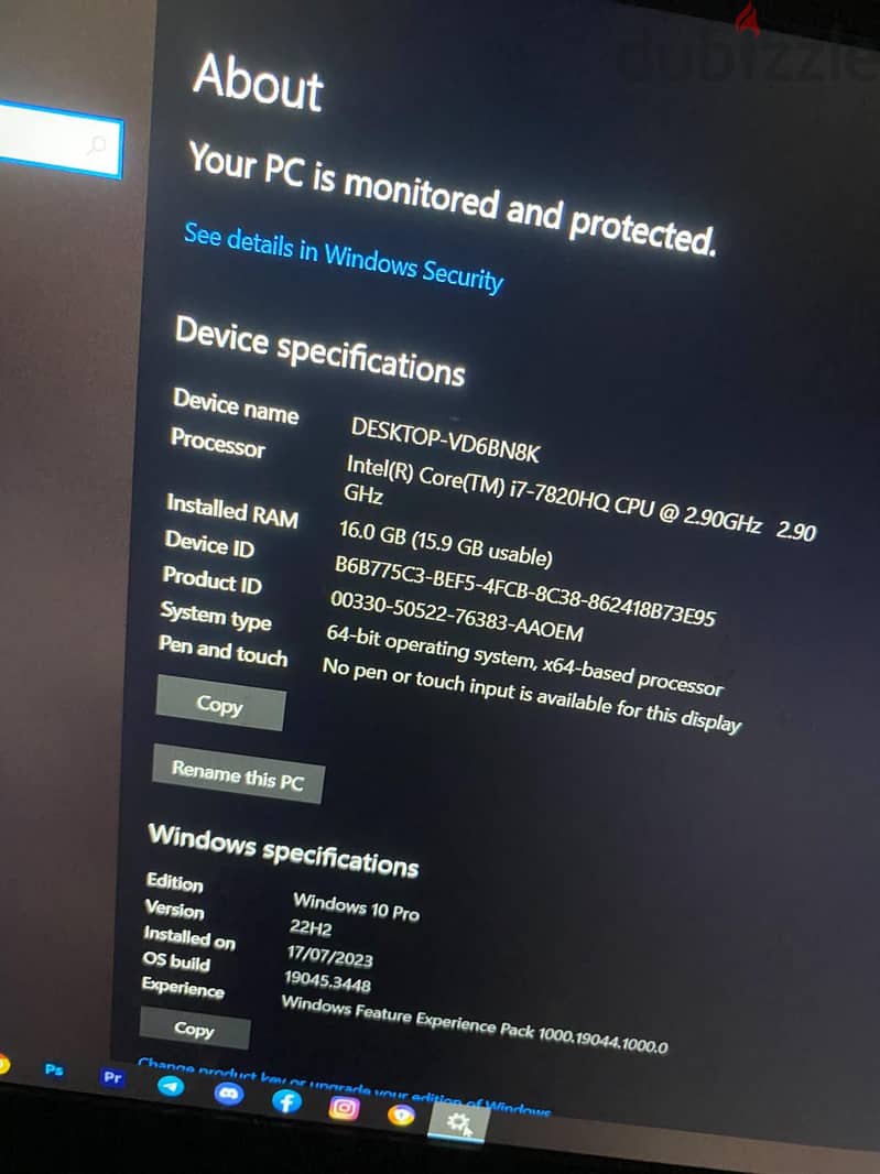لاب توب Dell 3