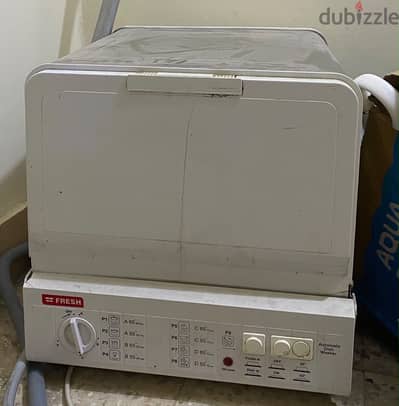 Fresh used dishwasher