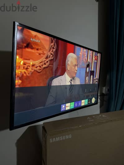 شاشة سامسونج 43 بوصة سمارت برسيفر داخلي بحالة ممتازة استعمال خفيف جدا