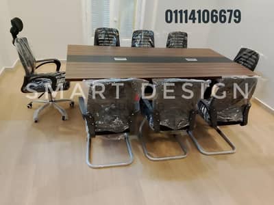 ترابيزة اجتماعات مودرن خشب mdf اسباني - meeting table