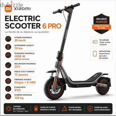Xiaomi scooter 6 Pro