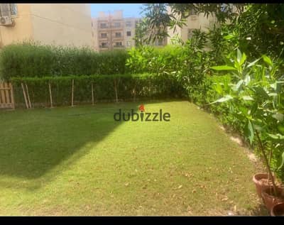 Furnished apartment on the ground floor with a private garden in Future Towers