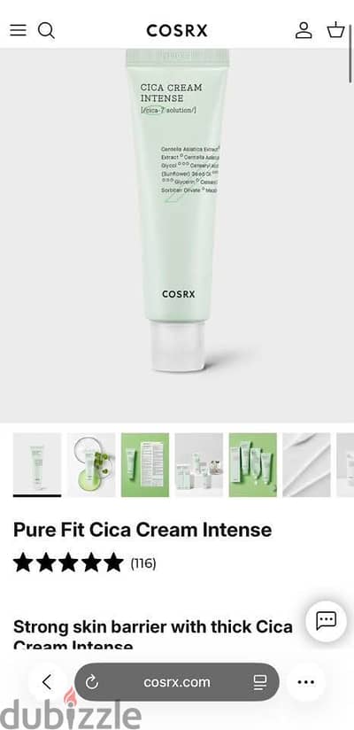Cica cream intense