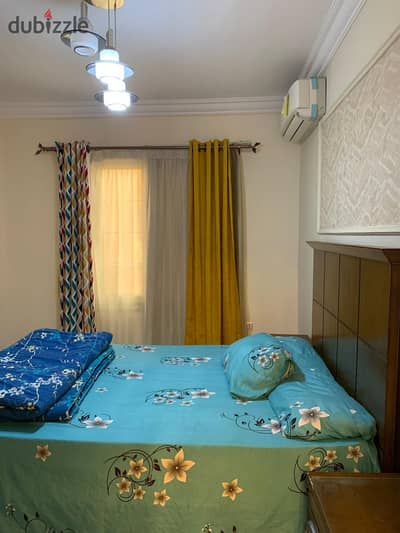 100m furnished air-conditioned cooperative Smouha 2 rooms and reception first residence