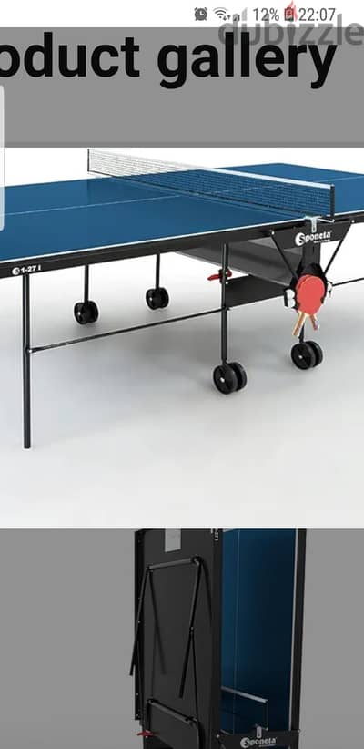 sponeta tennis table