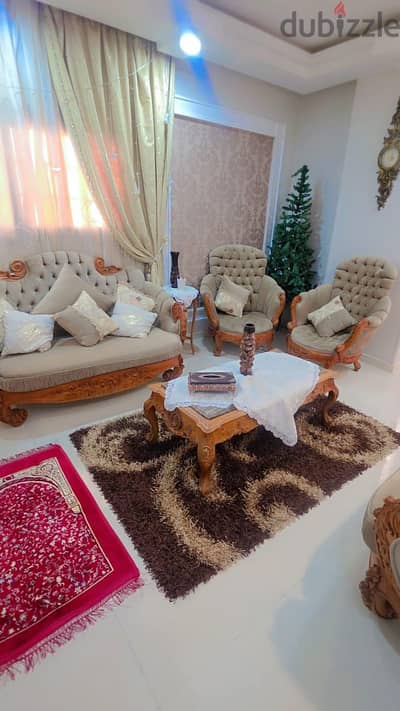 صالون خشب زان حاله ممتازه