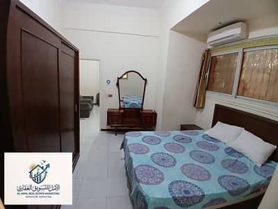 Furnished studio for rent in Maadi, 13th Street, a prime and upscale location close to all services, the metro, 9th Street, and Damascus Square