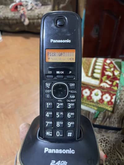 للبيع تليفون لاسلكي Panasonic أصلي  الموديل: KX-TG3411BXH