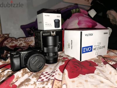 Sony A6400 بعدستين
