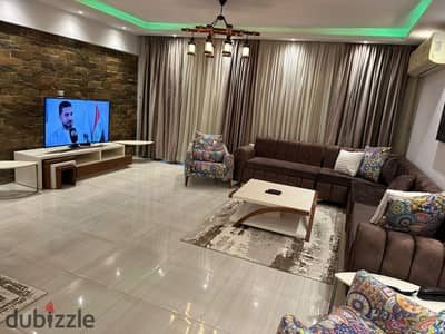 Furnished apartment for rent in Al-Rehab 3 bedrooms 3 bathrooms very special furnishings