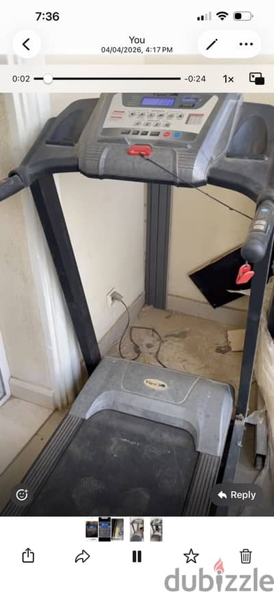 Used Treadmill for Sale – Excellent Condition, Fully Working, Home Use