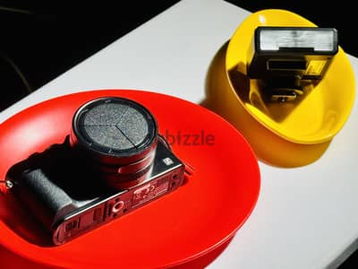 lumix lx100 with Ulanzi F12 Mini Camera Flash
