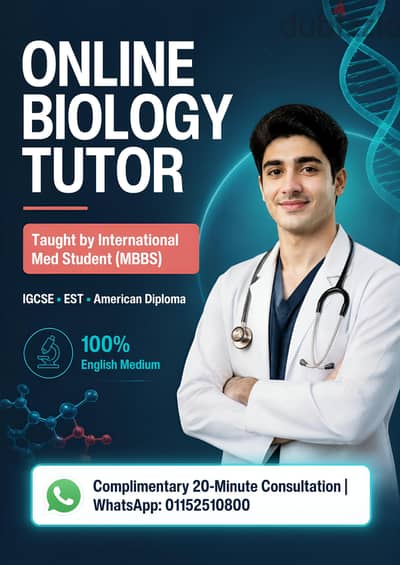 Online IGCSE/EST Biology Tutor | International Medical Student-English