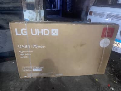 LG tv 75 inch smart UA84006 4k