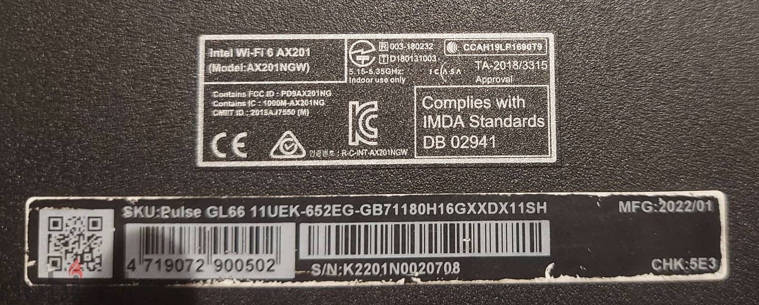 MSI Pulse GL66 11UEK 3