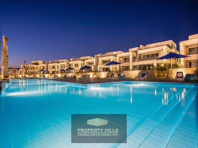 A finished penthouse with a private roof for immediate delivery by the sea in La Vista next to Marasi in Sidi Abd al-Rahman