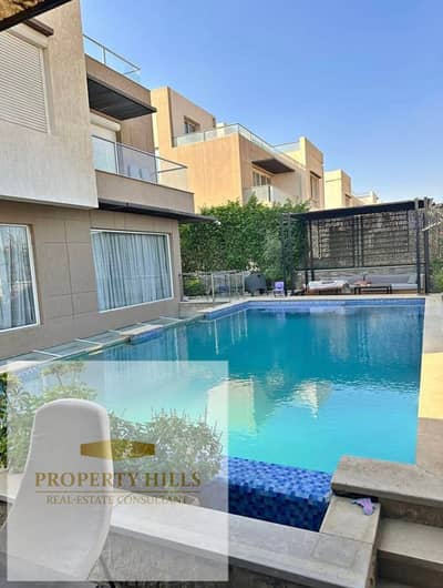 Stendhalon villa for sale at the lowest price in the market, immediate delivery, ready for immediate residence in the heart of the Fifth Settlement, minutes from the American University and next to Palm Hills
