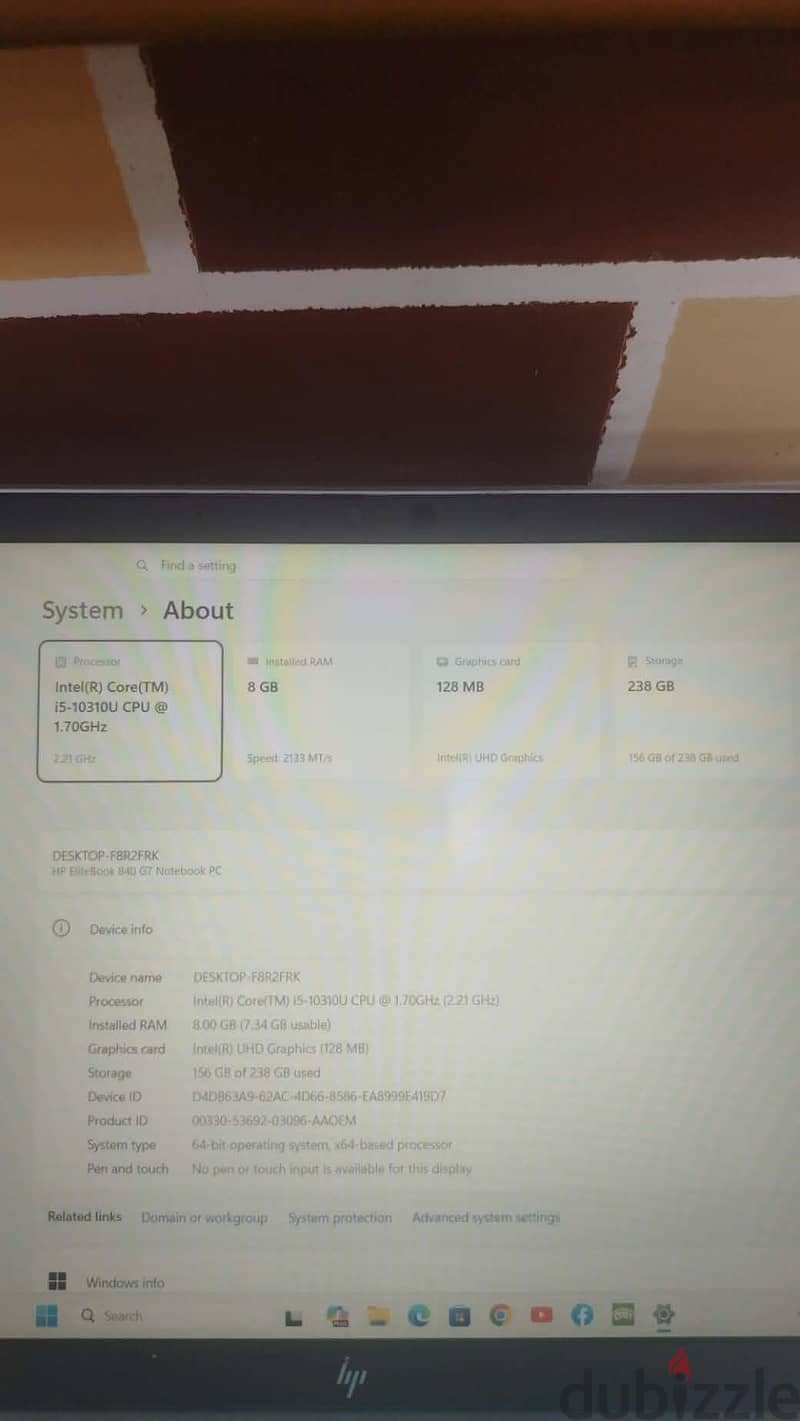 اتش بي 840 g7 6