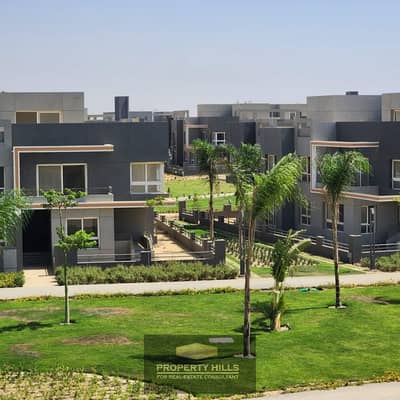 Immediate receipt of a fully finished apartment on the ground floor with an open garden view in the KAYAN compound